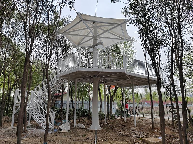 平顶山白鹭洲国家湿地公园，高空溜索，跨湖项目