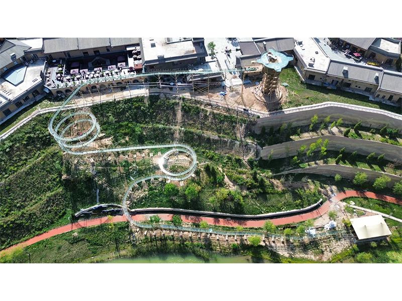玻璃水滑道+玻璃观景台+天空之镜